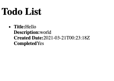 Basic Todo List